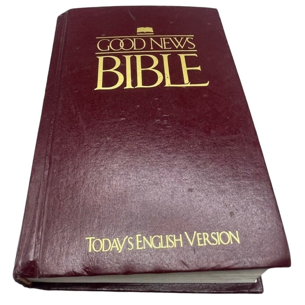 good news bible today's English version book 1976 American bible society READ